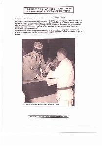 12 CHAMPIONNATS DE FRANCE MILITAIRE  23 07 1955 (8)